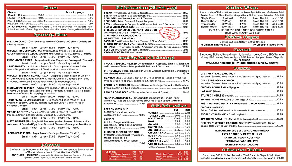Our Menu 2