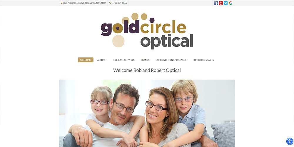 Gold Circle Optical